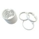 thumbnail image 1 of Pack De 12 Ganchos Blancas Para Cortina De Ducha, 1 of 3