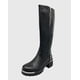 thumbnail image 1 of Bota para mujer, Negra bajo la rodilla con tachas Danicolle, 1 of 5