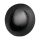 thumbnail image 2 of Sombrero de Cuero Negro S Tratur, 2 of 3
