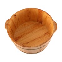 Magideal - Bañera Para Pies, Cubo Para Baño De Pies Con Asa, Baño De Pies, Cubo Para Lavar Pies De Madera, Cubo Para Baño De Pies Para El Hogar, Spa Para Pies,