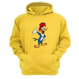 Genérico - Polerón Canguro El Pájaro Loco Amarillo Talla Xs Unisex
