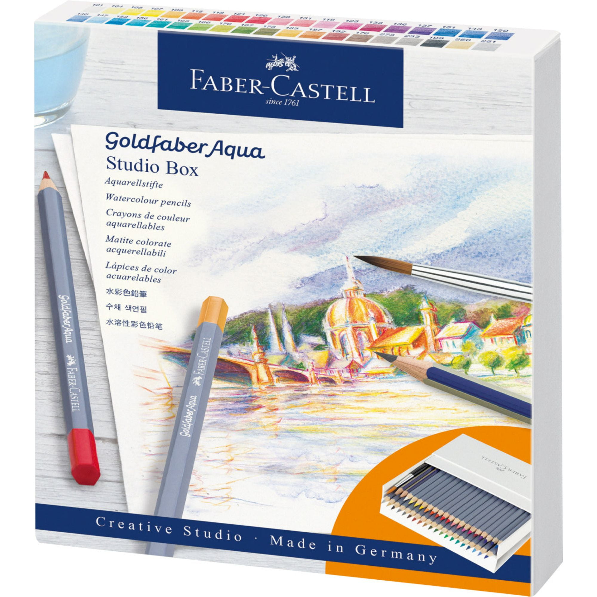 Faber Castell - Lápices De Color Faber-castell Goldfaber Aqua X38 Color