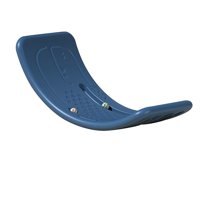 Magideal - Tabla De Equilibrio Curva Con Balancín Y Pelota Para Niños. Azul