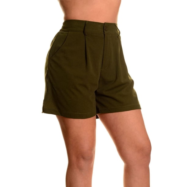 Short Mujer Plisado Casual O Formal Juvenil 107