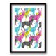 thumbnail image 1 of Cuadro Color Painted Deers 40x30cms, 1 of 1