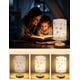 thumbnail image 2 of Lámpara de mesa infantil GFTDNS astronauta con base de madera y LED USB, 2 of 7