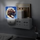 thumbnail image 5 of Abracadabra Luz nocturna LED con sensor de anochecer a amanecer para dormitorio, baño, pasillo, escaleras - Lámpara LED nocturna de enchufe, 0.5W - 1 pieza, 5 of 6