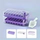 thumbnail image 1 of 1 Set Double Layer Ice Cube Trays, 64pcs Silicone Ice Cube Tray With Lid And Bin, Ice Cube Molds For Freezer, Easy Release & Save Space, 2 Trays,Scoop For Whiskey, Cocktail, 1 of 5