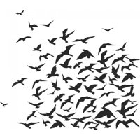 Rienda Libre Graphics - Decomural Flock Of Birds Birds & Feathers Ws-17621