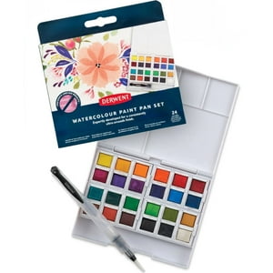 Set 24 Colores Acuarela En Pastillas Derwent