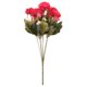 thumbnail image 2 of 1 manojo de peonía artificial flor de seda ramo nupcial decoración del jardín rosa roja, 2 of 3