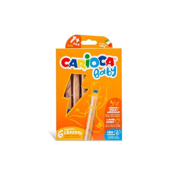 Lápices de Cera Set Carioca Baby 3 en 1