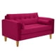 thumbnail image 2 of Sofa Retro 2c Felpa 04 Burdeo, 2 of 6