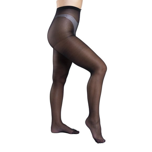 Panty nylon 18 denier S-M negro