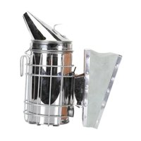Magideal - Fumador De Colmena De Abejas Con Pulverización Manual De Escudo Térmico Evite La Máquina De Engordadura De La Apicultura De La Picadura Suministros De