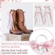 thumbnail image 4 of Lazos para Botas Vaqueras Lanjiesh 4 pzas Rosa de Encaje Desmontables DIY, 4 of 7