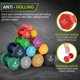 thumbnail image 3 of Mancuerna ProSourceFit con revestimiento de neopreno, empuñadura antideslizante de 1,4 kg/3 libras, 3 of 6