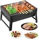 thumbnail image 1 of Parrillera Asados Grill Bbq Portatil Plegable Terraza Balcon Color Negro, 1 of 5