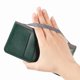 thumbnail image 5 of Funda tipo cartera para iPhone 16 de piel con cierre magnético, ranuras para tarjetas y correa para la muñeca Verde, 5 of 6