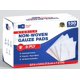 thumbnail image 2 of Almohadillas de gasa Gauze Care, 3 x 3 cm, 8 capas, 100 unidades estériles, 2 of 2