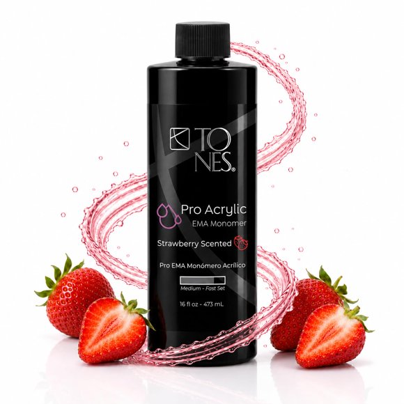 Monómero TONES 473 ml con aroma a fresa, libre de MMA/HEMA