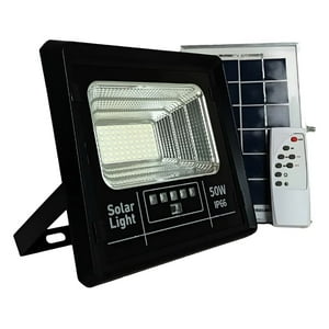 Casa Pagoda - Foco Reflector Led Panel Solar 50W Ip66 + Control Remoto