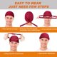 thumbnail image 5 of Turbante para la cabeza MLTUARG, paquete de 4, 53‑63 cm, forro de satén, 5 of 7