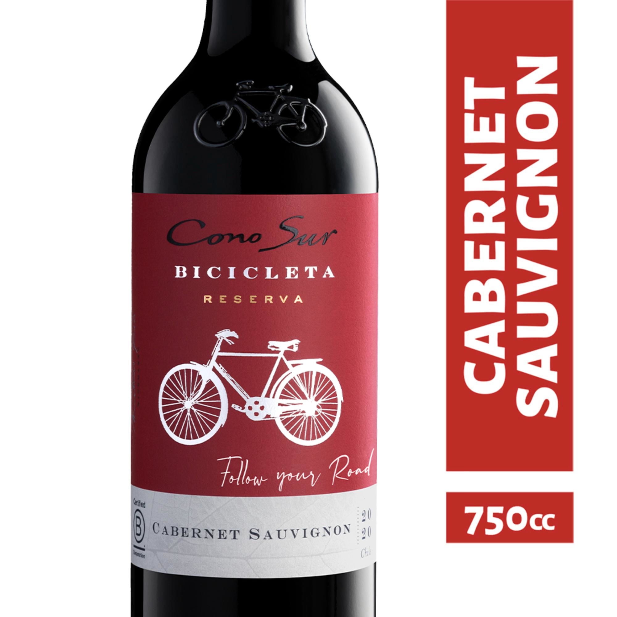 Vino Tinto Cabernet Sauvignon Botella 750 ml Bicicleta