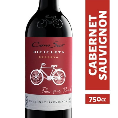 Vino Tinto Cabernet Sauvignon Botella 750 Ml Bicicleta