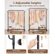 thumbnail image 4 of Perchero resistente para el hogar de 120 libras con estante para equipaje, 4 of 9