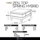 thumbnail image 4 of Cama Europea Zen Top Spring 1 Plaza Base Normal, 4 of 4