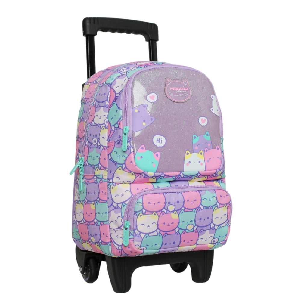 Mochila Infantil Niña Winner New Gatos Pastel Head