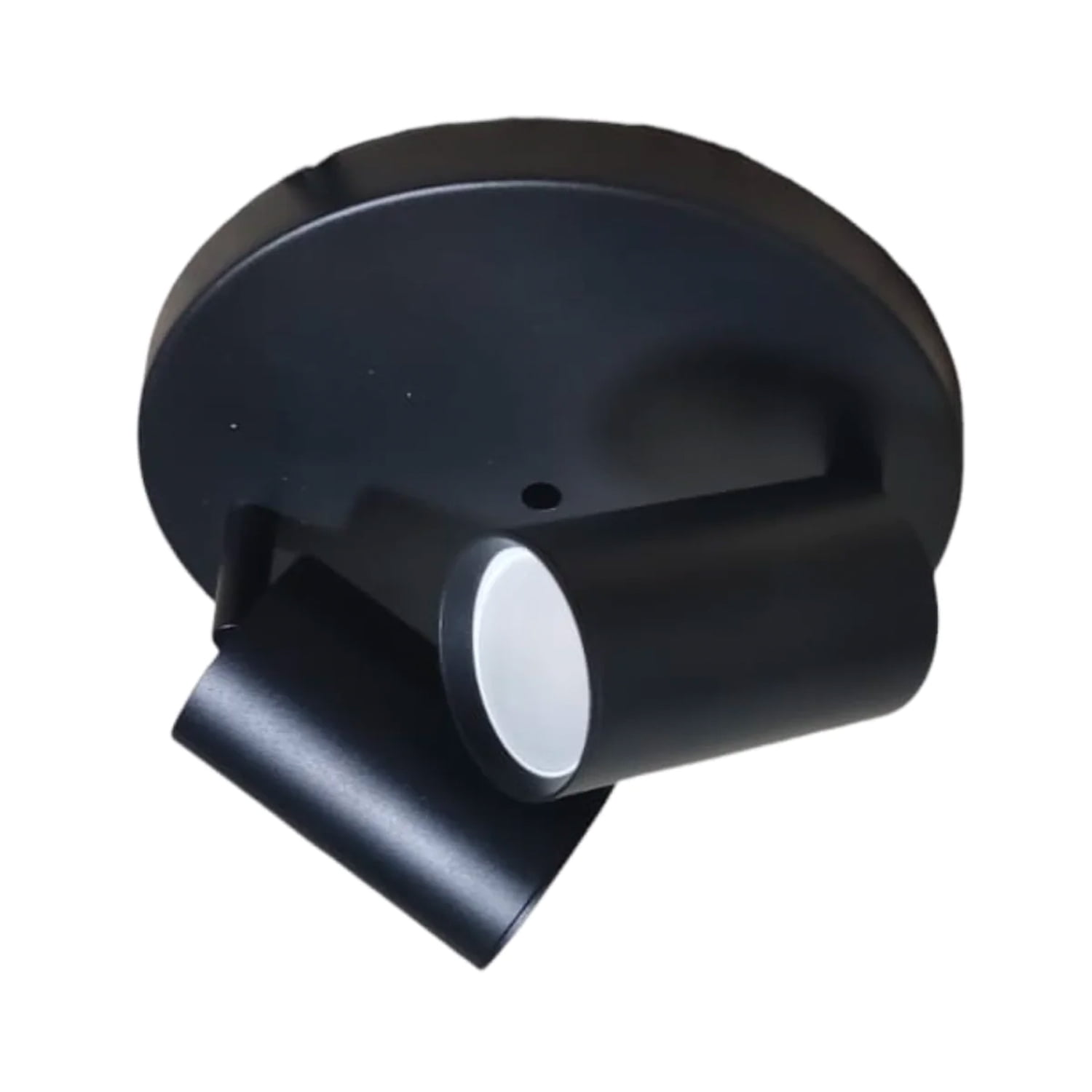 Hb Led - Pack 5 Foco Sobrepuesto Con Base Redonda 2xgu-10 Altair Ii Negro Ampolleta Fría