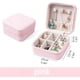 thumbnail image 2 of Estuche organizador de joyas de viaje de piel sintética para mujer, ideal para guardar anillos, pendientes y collares., 2 of 6