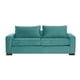 thumbnail image 1 of Sofa Cama Livorno 2pl Tela Velvet Turquesa, 1 of 3