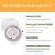 thumbnail image 4 of Puntas De Repuesto De Espuma Viscoelástica Para Airpods Pro 1 Y 2, 4 of 8