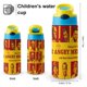 thumbnail image 2 of 12 Hombres en Pugna Botella de Agua con Tapa Pop Top de Un Toque, Acero Inoxidable, a Prueba de Fugas, para Deportes, Botella Infantil azul 12 oz, 2 of 6