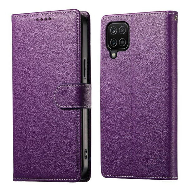 Funda para FOXDOCK Samsung Galaxy M12– Cuero Premium, 3 ranuras para tarjetas, Protección contra impactos
