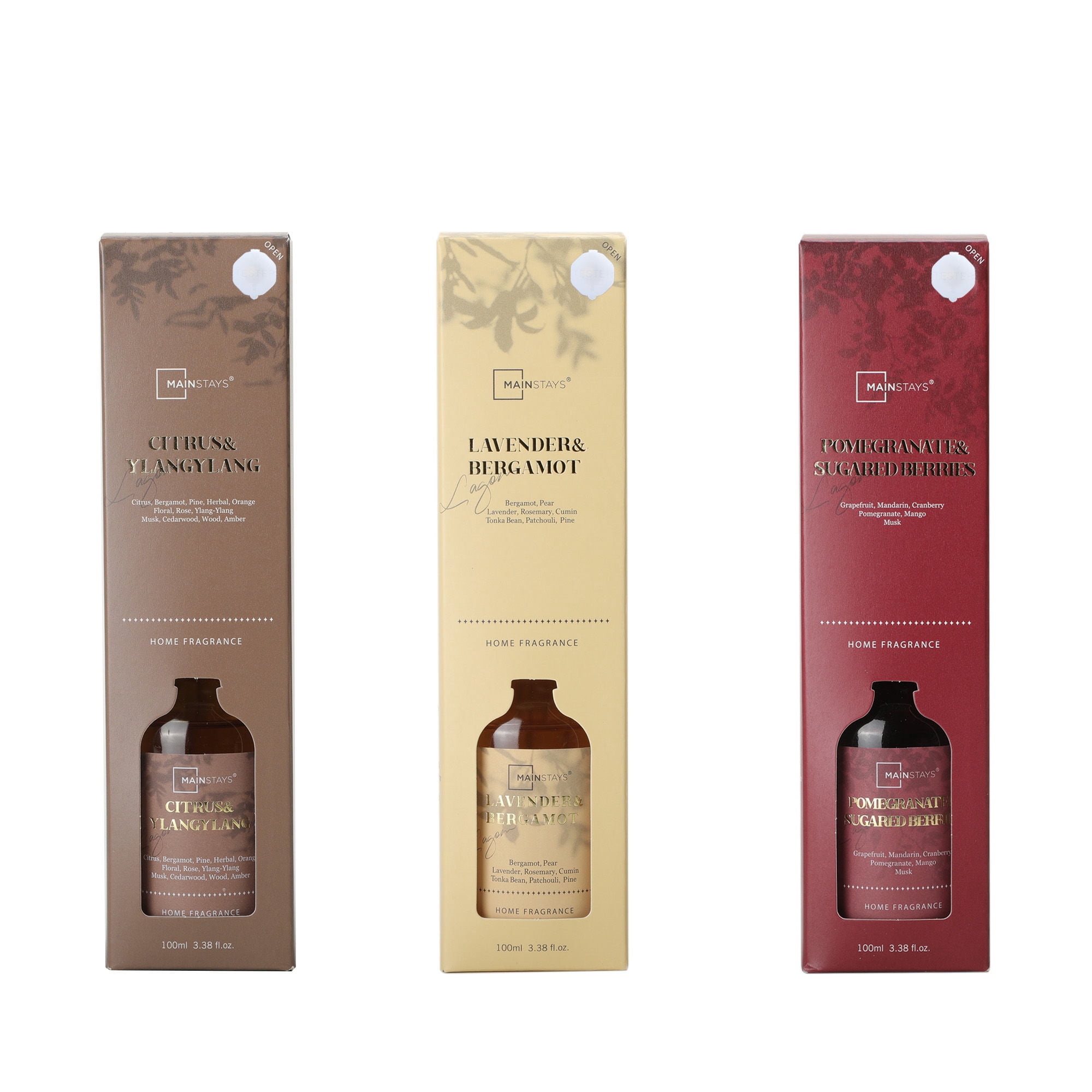 Difusor Multi Aroma Citrico,bergamota,berries 100ml Surtido Mainstays