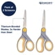 thumbnail image 2 of Tijeras Westcott selladas con titanio de 20 cm con deslizamiento ajustable, paquete de 2, 2 of 8