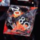 thumbnail image 5 of Set de 7 Dados Líquidos Froggod con Tema de Gato para DND, 5 of 7