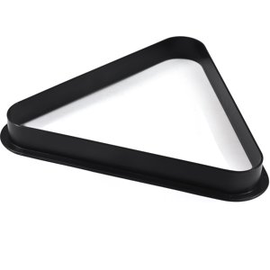 Genérico - Triangulo Pool Plastico Negro Para 15 Bolas