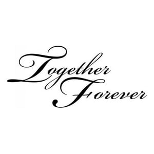 Rienda Libre Graphics - Decomural Together Forever Love Ws-15657