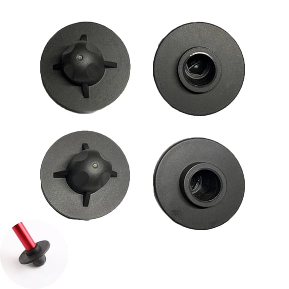 Tapones para patas de silla de camping UtySty de nylon de 13 mm, paquete de 4