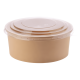 thumbnail image 1 of Bowl kraft 1300 ML c/ tapa envase ecológico (100, 1 of 3