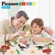 thumbnail image 4 of Alfombra de juego con forma de dinosaurio PicassoTiles PTD11 con 21 figuras de acción, 4 of 9