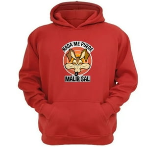 Genérico - Polerón Canguro Coyote Rojo Talla Xs Unisex