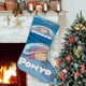 thumbnail image 1 of Ponyo Tema: Calcetines de Navidad, fino lino blanco para colgar en escaleras y chimenea, decoración navideña para el hogar, regalo de Navidad.54cm×38cm, 1 of 5