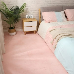 Crusec - Pack 6 Alfombra Bloque Felpa Living Dormitorio Invierno Home