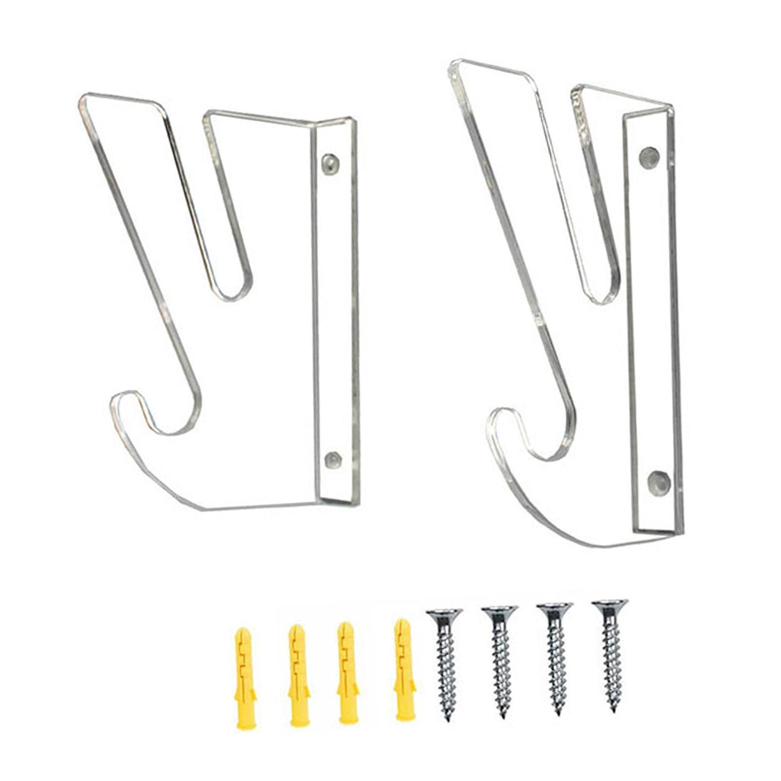 Ioensy - Estante De Exhibición De Montaje En Pared Para Monopatín, Almacenamiento De Herramientas Para Esquís, Kiteboard, Snowboard, Transparente